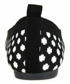 Journee Collection | Black & White Dot Tayleen Ballet Flat - Women -High heel Store zu111149735 alt 4 tm1669926507
