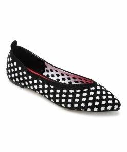 Journee Collection | Black & White Dot Tayleen Ballet Flat - Women