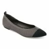 Journee Collection | Gray & Black Veata Ballet Flat - Women -High heel Store zu111149758 main tm1669926507