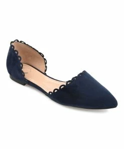 Journee Collection | Blue Jezlin D'Orsay Flat - Women