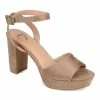 Journee Collection | Taupe Open-Toe Nairri Pump - Women -High heel Store zu111149956 main tm1673549769