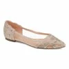 Journee Collection | Beige Rhinestone Batavia Ballet Flat - Women -High heel Store zu111150084 main tm1669926838