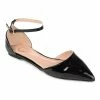 Journee Collection | Black Patent Reba Ballet Flat - Women -High heel Store zu111150285 main tm1669927821