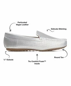 Journee Collection | Silver Wide-Width Halsey Loafer - Women -High heel Store zu111150387 alt 3 tm1669927821