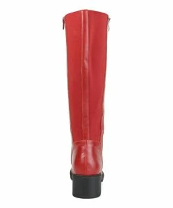Journee Collection | Red Side-Zip Morgaan Wide-Calf Boot - Women 10 Journee Collection | Red Side-Zip Morgaan Wide-Calf Boot - Women -High heel Store zu111153541 alt 3 tm1670273723