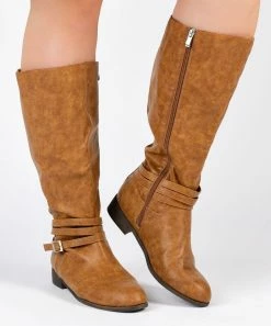 Journee Collection | Black Wide-Calf Ivie Boot - Women -High heel Store zu111155235 alt 3 tm1670273983