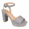 Journee Collection | Gray Open-Toe Nairri Pump - Women -High heel Store zu111157892 main tm1673549769
