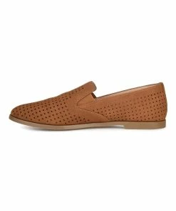 Journee Collection | Brown Perforated Lucie Ballet Flat - Women -High heel Store zu111157895 alt 2 tm1669927821