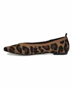 Journee Collection | Brown & Black Leopard Tayleen Ballet Flat - Women -High heel Store zu111157912 alt 2 tm1669927821