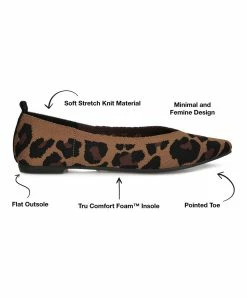 Journee Collection | Brown & Black Leopard Tayleen Ballet Flat - Women -High heel Store zu111157912 alt 4 tm1669927821