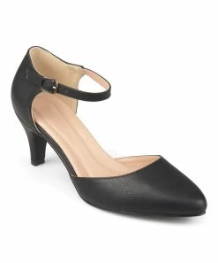 Journee Collection | Black Bettie D'Orsay Pump - Women