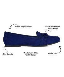 Journee Collection | Navy Marci Ballet Flat - Women -High heel Store zu111157953 alt 2 tm1669927821