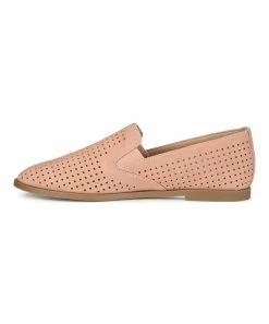 Journee Collection | Pink Perforated Lucie Ballet Flat - Women -High heel Store zu111157972 alt 2 tm1669928064