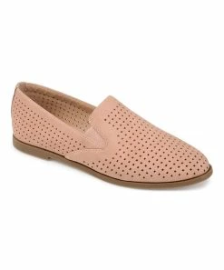 Journee Collection | Pink Perforated Lucie Ballet Flat - Women