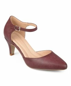 Journee Collection | Wine Bettie D'Orsay Pump - Women