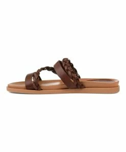 Journee Collection | Brown Braided-Strap Colette Sandal - Women -High heel Store zu111157989 alt 2 tm1673550690