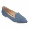 Journee Collection | Blue Mindee Ballet Flat - Women -High heel Store zu111157992 main tm1669928064