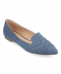 Journee Collection | Blue Mindee Ballet Flat - Women