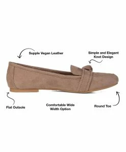 Journee Collection | Taupe Marci Ballet Flat - Women -High heel Store zu111158009 alt 2 tm1669928064