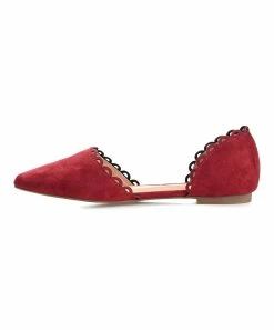 Journee Collection | Wine Jezlin D'Orsay Flat - Women -High heel Store zu111158046 alt 3 tm1673550690