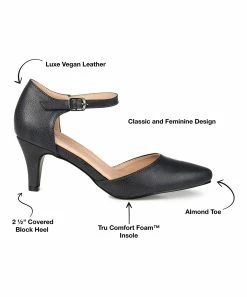 Journee Collection | Gray Bettie D'Orsay Pump - Women -High heel Store zu111158061 alt 3 tm1673550690