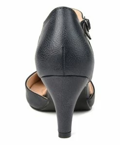 Journee Collection | Gray Bettie D'Orsay Pump - Women -High heel Store zu111158061 alt 4 tm1673550690