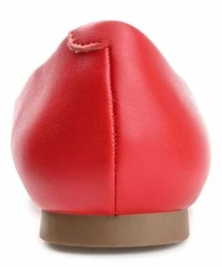 Journee Collection | Red Renzo Ballet Flat - Women -High heel Store zu111158086 alt 4 tm1669922276