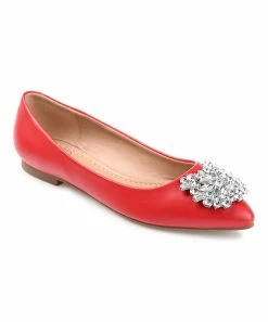 Journee Collection | Red Renzo Ballet Flat - Women