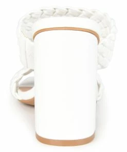 Journee Collection | White Braided-Strap Melissa Sandal - Women -High heel Store zu111158090 alt 3 tm1673550690