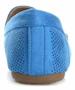 Journee Collection | Blue Halsey Loafer - Women -High heel Store zu111158100 alt 3 tm1669922276