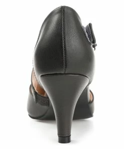 Journee Collection | Taupe Crossed-Strap Tillis Pump - Women -High heel Store zu111158146 alt 2 tm1673550690