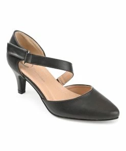 Journee Collection | Taupe Crossed-Strap Tillis Pump - Women
