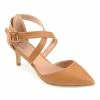 Journee Collection | Tan Crisscross-Strap Riva Pump - Women -High heel Store zu111158229 main tm1673550690