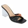 Journee Collection | Black & Brown Aylia Slide - Women -High heel Store zu111769328 main tm1673623501