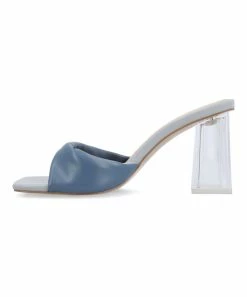 Journee Collection | Blue & Slate Blue Aylia Slide - Women -High heel Store zu111769330 alt 3 tm1673623501