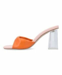 Journee Collection | Pink & Orange Aylia Slide - Women -High heel Store zu111769347 alt 2 tm1673623501