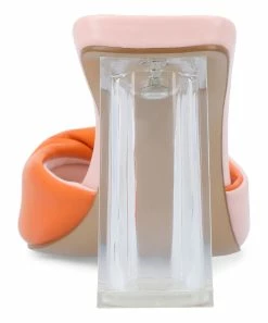 Journee Collection | Pink & Orange Aylia Slide - Women -High heel Store zu111769347 alt 4 tm1673623501