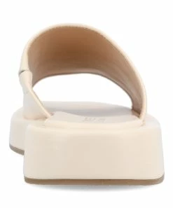 Journee Collection | Off-White Denrie Platform Slide - Women 9 Journee Collection | Off-White Denrie Platform Slide - Women -High heel Store zu111769699 alt 2 tm1673623501