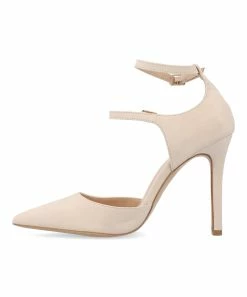Journee Collection | Beige Lilyann D'Orsay Pump - Women -High heel Store zu111769843 alt 4 tm1673623501