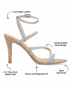 Journee Collection | Blue Fylissa Stiletto Sandal - Women -High heel Store zu111769844 alt 2 tm1673623501