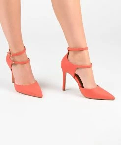 Journee Collection | Pink Lilyann D'Orsay Pump - Women -High heel Store zu111769864 alt 2 tm1673623501