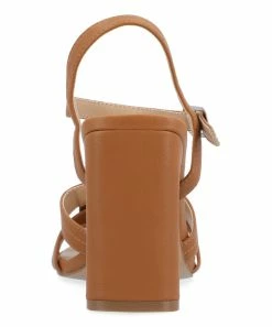 Journee Collection | Brown Gibssen Sandal - Women -High heel Store zu111769880 alt 1 tm1673623501