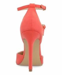 Journee Collection | Orange Lilyann D'Orsay Pump - Women -High heel Store zu111769883 alt 2 tm1673623501
