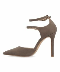 Journee Collection | Brown Lilyann D'Orsay Pump - Women -High heel Store zu111769884 alt 2 tm1673623501