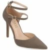 Journee Collection | Brown Lilyann D'Orsay Pump - Women -High heel Store zu111769884 main tm1673623501