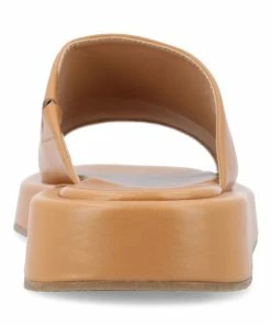 Journee Collection | Tan Denrie Platform Slide - Women -High heel Store zu111777119 alt 3 tm1673623501