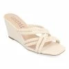 Journee Collection | Beige Baylen Wedge Slide - Women