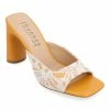 Journee Collection | Orange & White Daivia Slide - Women