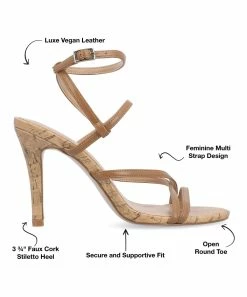 Journee Collection | Tan Fylissa Stiletto Sandal - Women -High heel Store zu111777500 alt 2 tm1673623501
