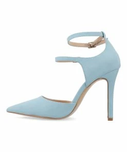Journee Collection | Blue Lilyann D'Orsay Pump - Women -High heel Store zu111777503 alt 2 tm1673623501